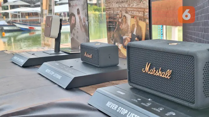 Marshall luncurkan wireless speaker Willen, Emberton II, dan Middleton di Indonesia (Liputan6.com/Giovani Dio Prasasti)