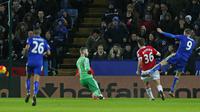 Vardy jebol gawang MU (Reuters)