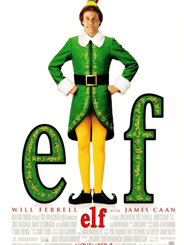 Poster film Elf. (Foto: Dok. New Line Cinema/ Warner Bros./ IMDb)