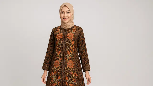 5 Model Tunik Batik Bordir yang Modis dan Elegan untuk Wanita Modern
