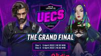Link Live Streaming Grand Final UECS Series Season 6 di Vidio, 5&6 April 2022. (Sumber : dok. vidio.com)