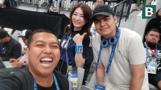 Jurnalis Jepang dan Uzbekistan di Piala Asia Futsal 2026