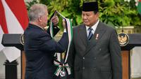 Presiden Prabowo Subianto Terima Penghargaan Tertinggi dari Raja Yordania