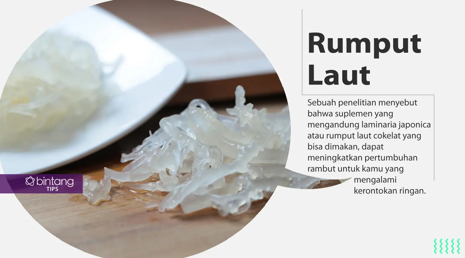 Makanan ini bisa bantu kamu atasi kerontokan. (Foto: Adrian Putra, Digital Imaging: Nurman Abdul Hakim/Bintang.com)