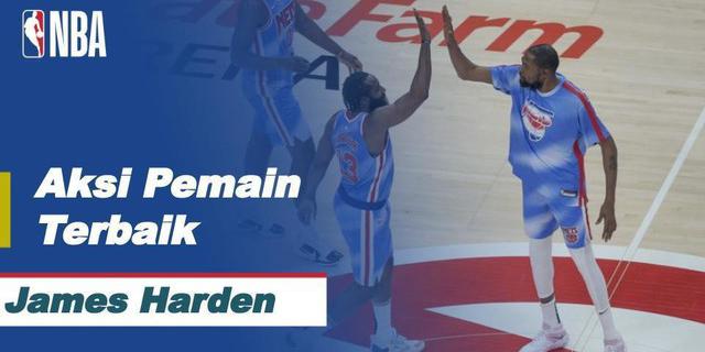 VIDEO: Aksi James Harden Saat Brooklyn Nets Kalahkan Atlanta Hawks di NBA