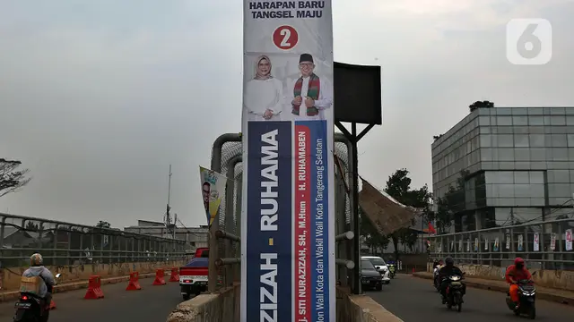 Atribut Kampanye Mulai Marak di Depok dan Tangsel