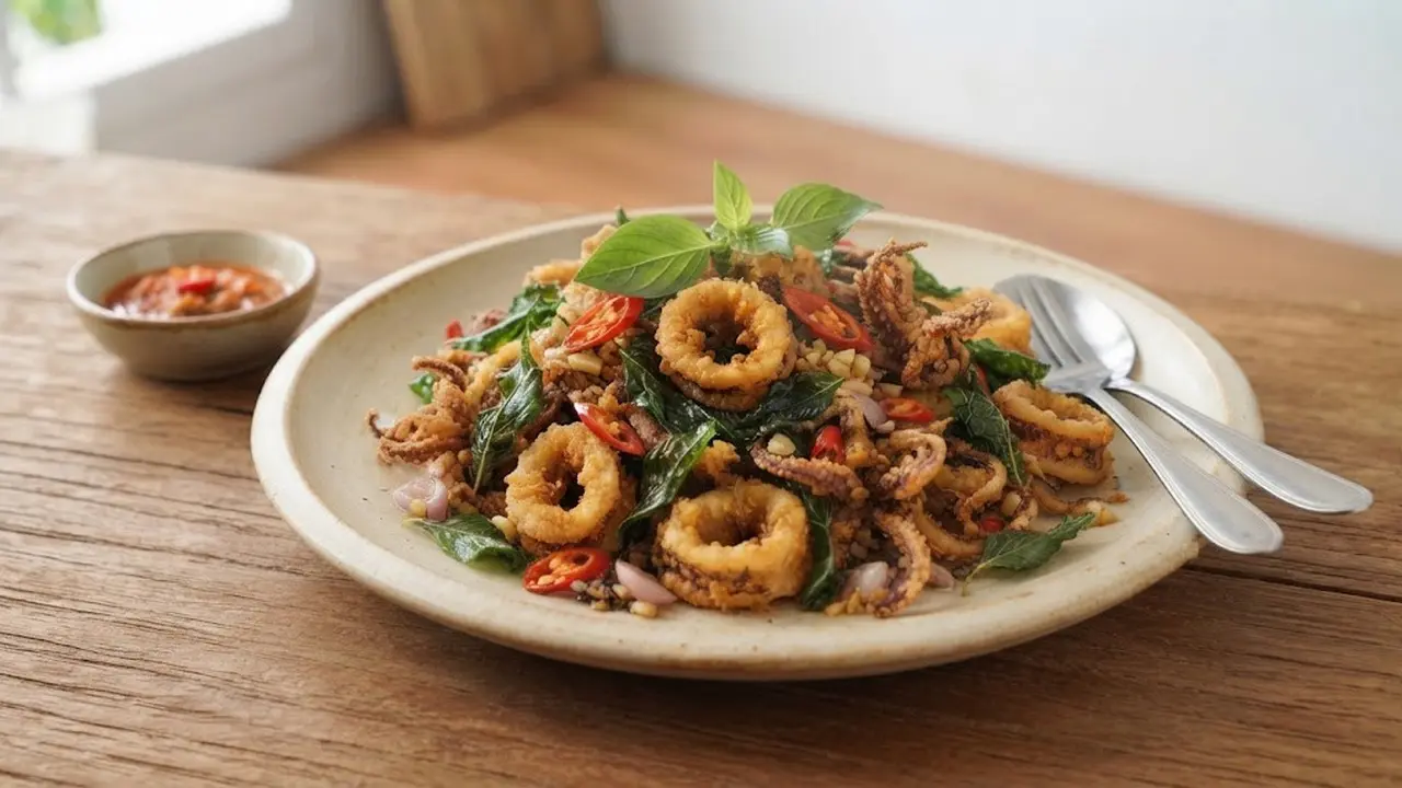 Resep Cumi Crispy Kemangi