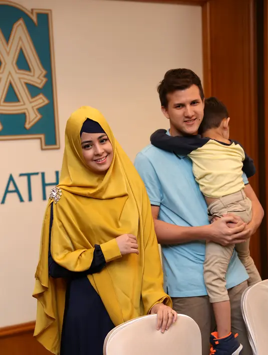 Preskon rencana pernikahan Risty Tagor dengan Stuart Colin. (Galih W. Satria/Bintang.com)