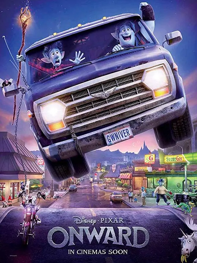 Poster film Onward. (Foto: Dok. IMDb/ Disney Pixar)