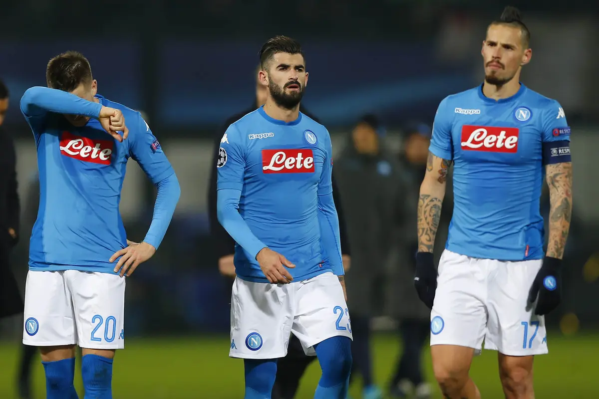 FOTO: Kalah dari Feyenoord, Napoli Tersingkir dari Liga Champions