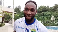 Geoffrey Castillion, striker Persib. (Bola.com/Erwin Snaz)