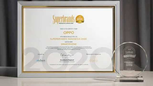 OPPO raih predikat Superbrands 2020