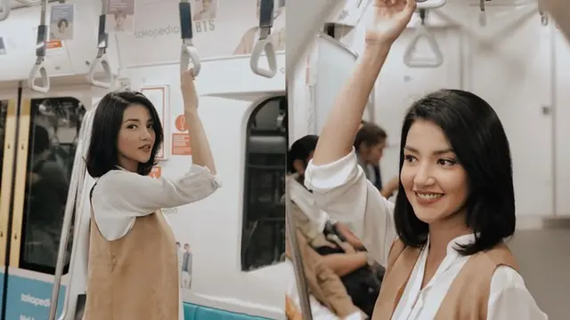 Dengan gaya rambut pendeknya, Tsania Marwa banjir pujian dari warganet.
