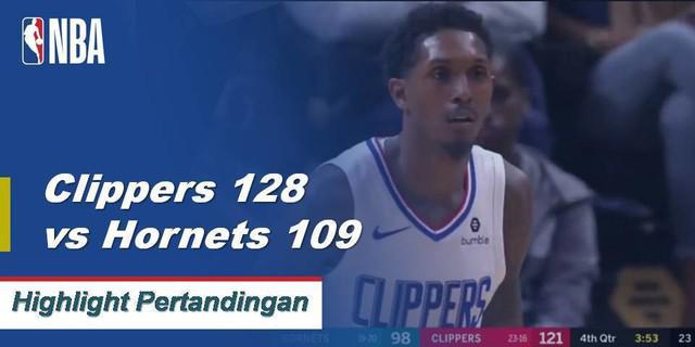 Cuplikan Pertandingan NBA : Clippers 128, Hornets 109