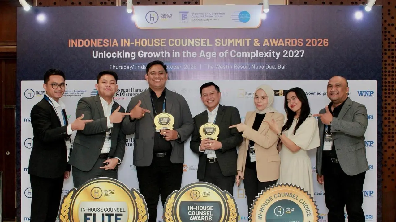 Pegadaian Raih Dua Penghargaan Indonesia In-House Counsel Awards 2026 Berkat Penguatan Tata Kelola Perusahaan