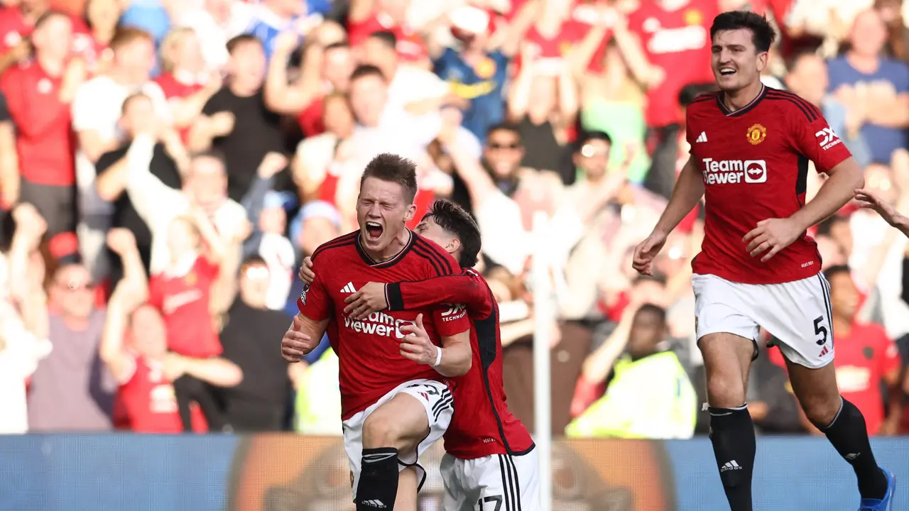 Scott Mctominay - Manchester United Vs Brentford di Premier League 2023/2024