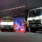 PT Hino Motors Sales Indonesia (HMSI) meluncurkan semua kendaraannya dengan standar mesin emisi Euro4. (Arief Azhari/Liputan6.com)