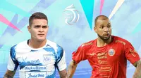 BRI Liga 1 - PSIS Semarang Vs Persija Jakarta - Gali Freitas Vs Gustavo Almeida (Bola.com/Adreanus Titus)