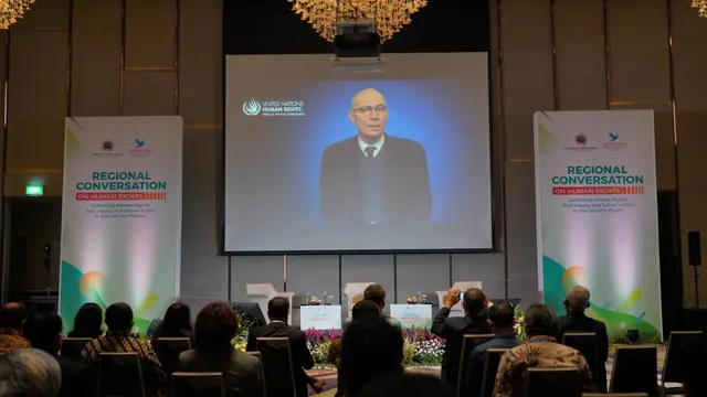 Regional Conversation on Human Rights (RCHR) yang dilaksanakan pada 20 Desember 2022.(Dok: Kemlu RI)