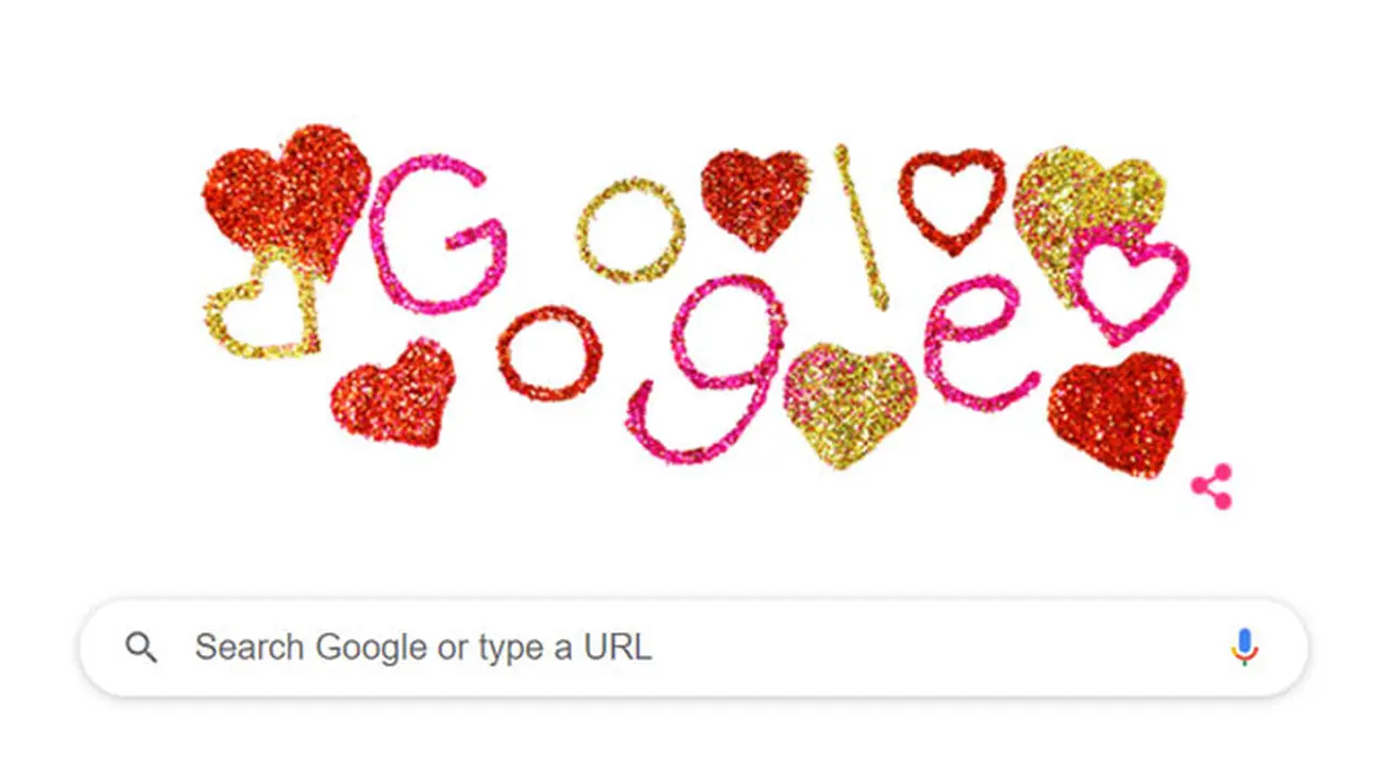 Google Doodle Hari Valentine 2021