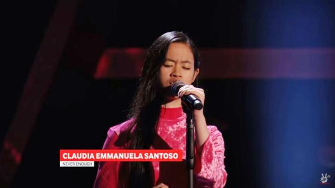 ok Gadis asal Cirebon Claudia Emmanuela Santoso mengikuti audisi The Voice Jerman. Screenshot youtube (Liputan6.com / the voice of germany offiziell)