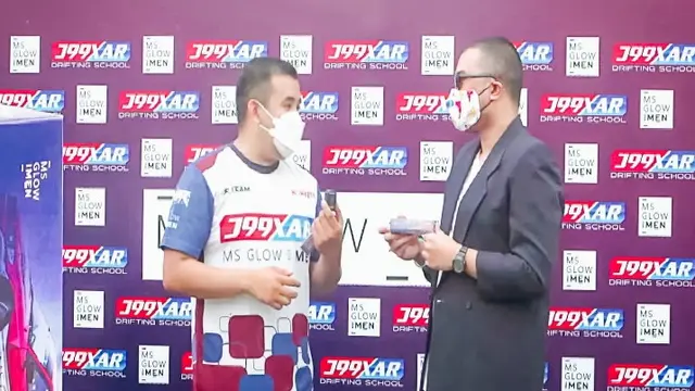 Selebgram Akbar Rais selaku Founder J99XAR dan penyelenggara Indonesian Drift Series berkolaborasi dengan produk MS Glow For men menyelenggarakan Indonesian Drift Series