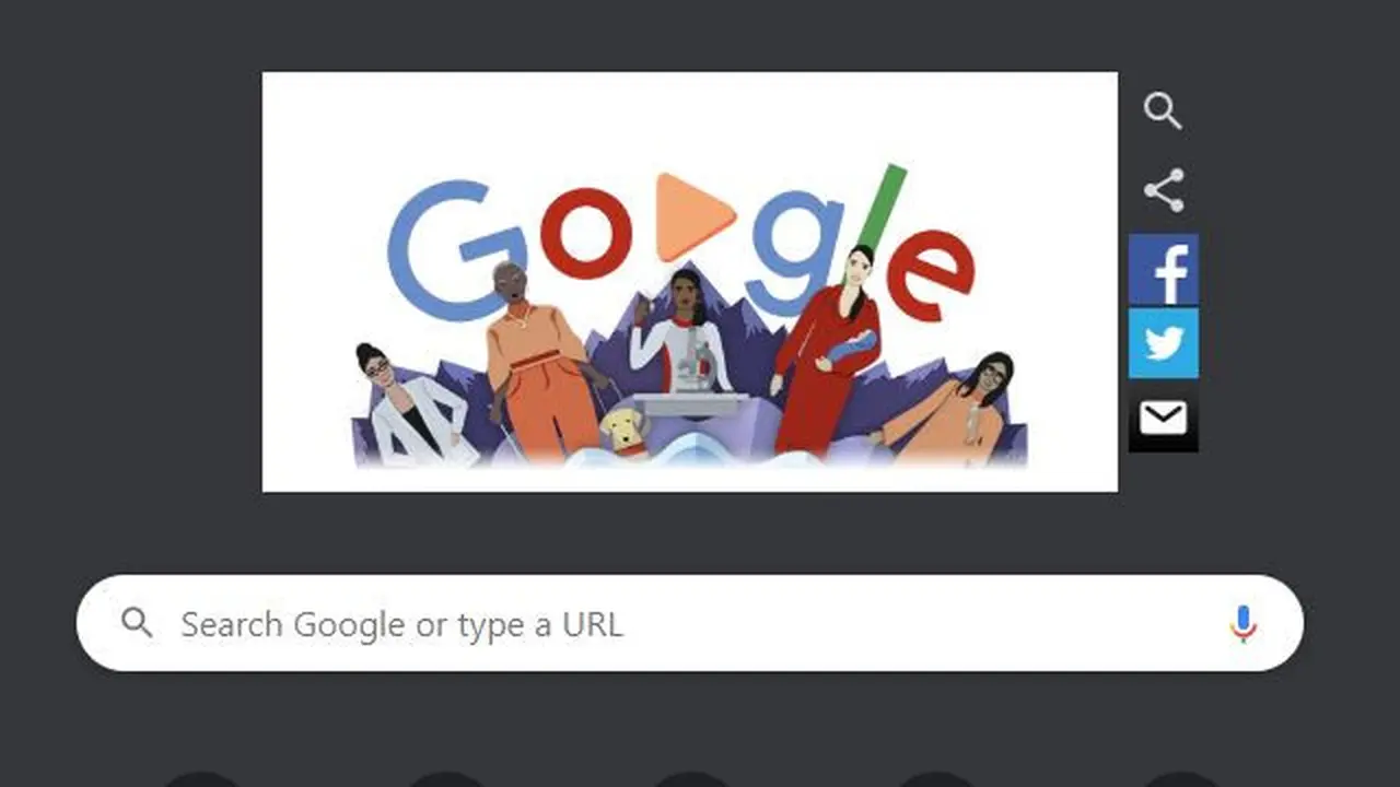 Google Doodle Rayakan Hari Perempuan Sedunia 2020