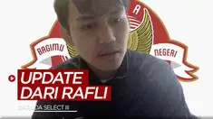Berita video pemain Garuda Select III, Rafli Asrul, membahas soal latihan saat terjadi lockdown di Inggris, dan ia juga mengungkit sedikit soal pergantian posisi dari kiper menjadi gelandang.
