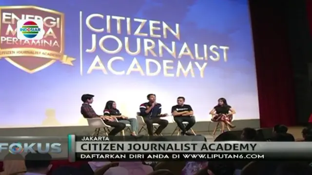 Citizen Journalist Academy Cari 90 Jurnalis Muda Berbakat