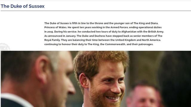 Keluarga Kerajaan Inggris Akhirnya Hapus Gelar Yang Mulia Pangeran Harry dari Website