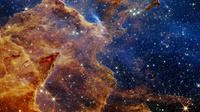 Teleskop Luar Angkasa James Webb NASA berhasil menangkap Pillars of Creation atau Pilar Penciptaan yang ikonik&nbsp;(NASA).