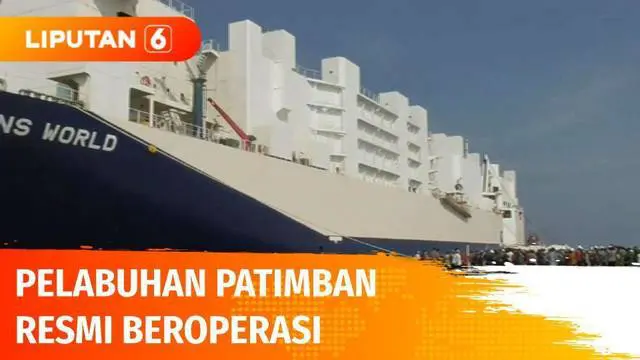 Terminal kendaraan di Pelabuhan Patimban, Kabupaten Subang, resmi beroperasi. Sebagai langkah ekspor perdananya, Pelabuhan Patimban kirim 1.20.9 mobil ke sejumlah negara di Asia Tenggara.