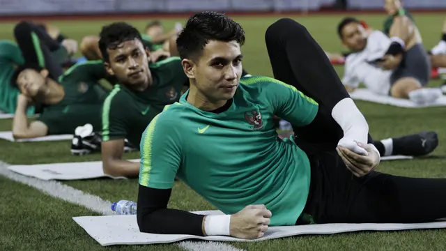 Latihan Timnas Indonesia U-22