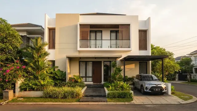 Desain Fasad Rumah Menghadap Matahari Sore