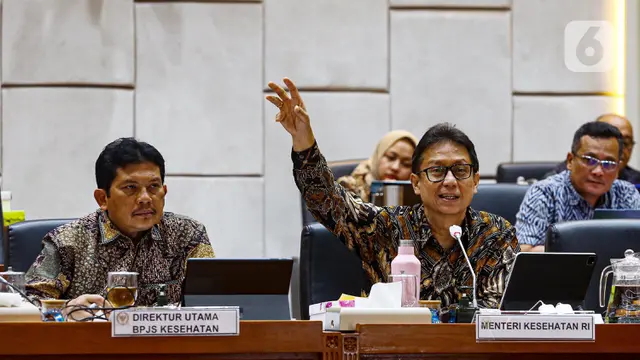 Menkes Budi Gunadi Sadikin Rapat Kerja dengan Komisi IX DPR RI