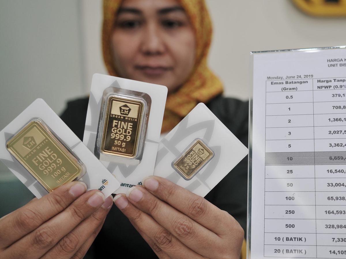 Harga Emas Antam Tetap di Rp 756 Ribu per Gram - Bisnis ...