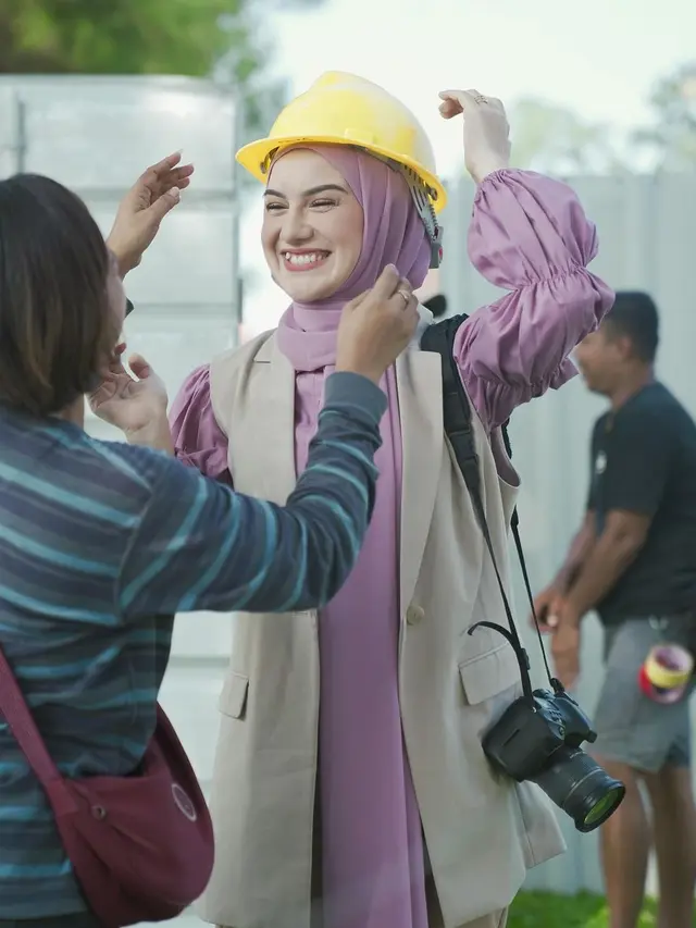 Irish Bella syuting sinetron (Instagram/_irishbella_)