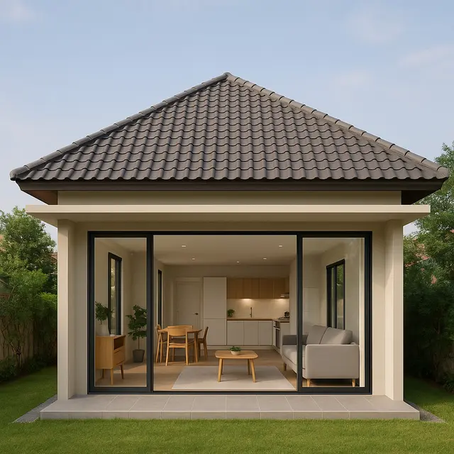 Model Rumah Sederhana 9x6 Meter dengan Atap Limas