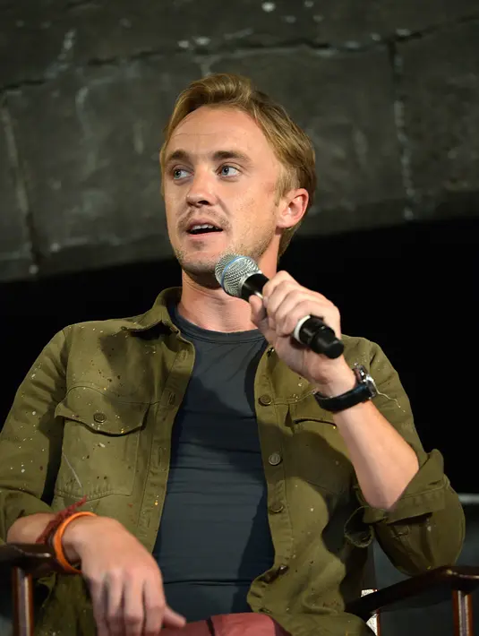 "Dituntut untuk membenci Harry ketika difilm sekuel ini, didunia nyata diriku sangat bersahabat dengan Daniel,"sambung Tom. (AFP/Bintang.com)