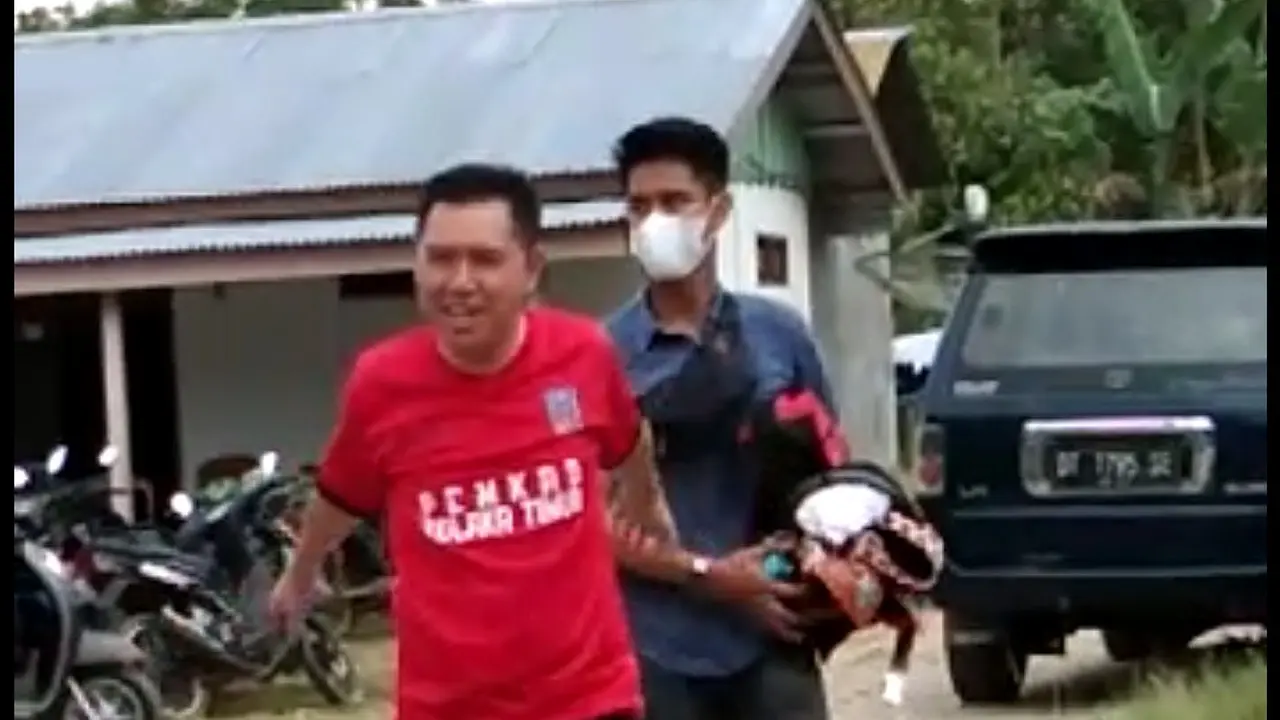 Bupati Kolaka Timur, Syamsul Bahri Madjid, meninggal dunia usai bermain bola, JUmat (19/3/2021).(dokumen warga).