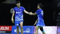 Rinov Rivaldy/Pitha Haningtyas Mentari pada perempat final PBSI Home Tournament, Kamis (2/7/2020). (PBSI)