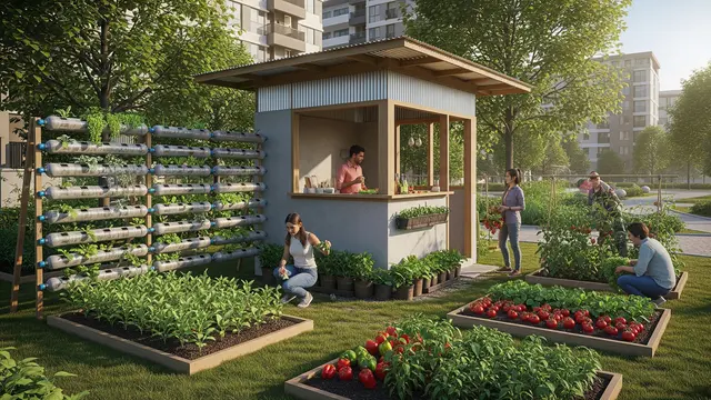 Ide Kebun Sayur Mini di Pos Kamling/Gemini AI