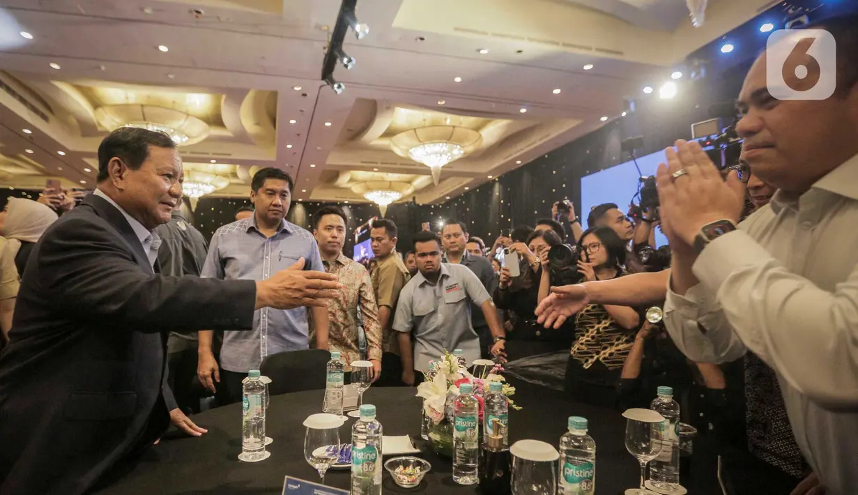 Acara bertajuk The Urgency to Ignite Growth tersebut untuk memberikan informasi serta referensi pertimbangan bagi para investor dan pengusaha dalam mengambil keputusan investasi jelang Pemilu 2024. (Liputan6.com/Angga Yuniar)