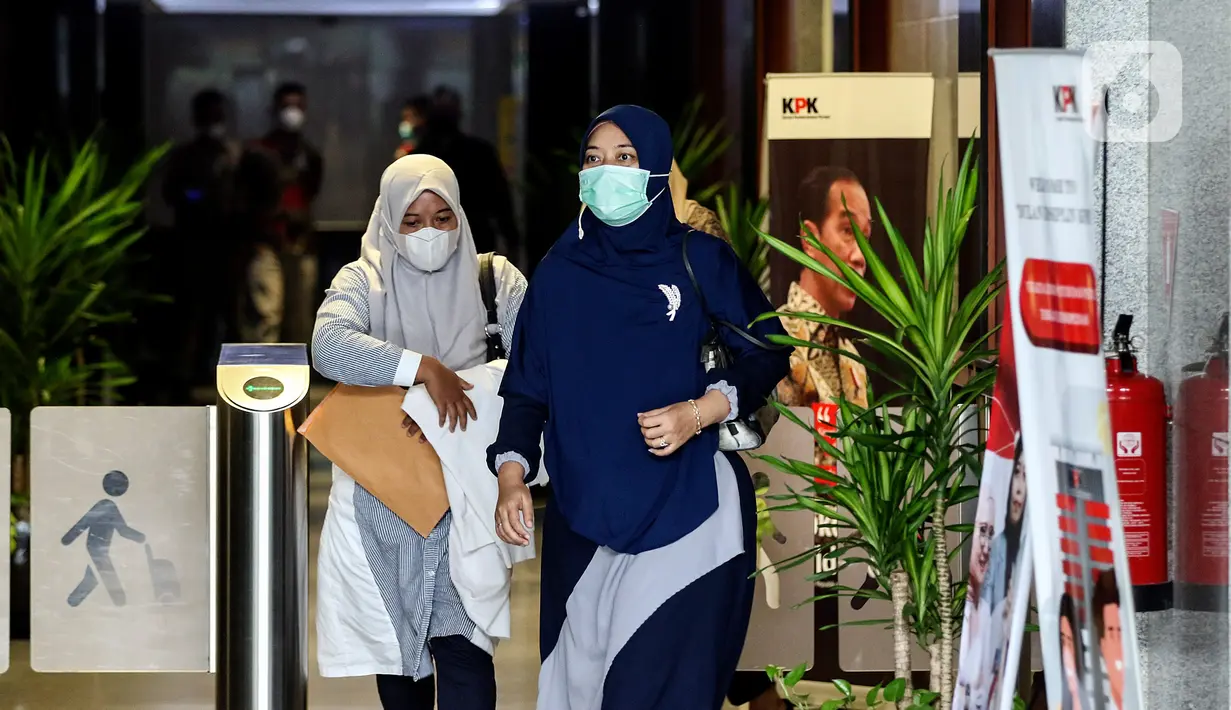 Chusnunia menjalani klarifikasi dengan tim LHKPN Kedeputian Pencegahan dan Monitoring KPK. (Liputan6.com/Johan Tallo)