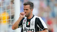 Gelandang Juventus asal Bosnia-Herzegovina, Miralem Pjanic. (AFP/Marco Bertorello)