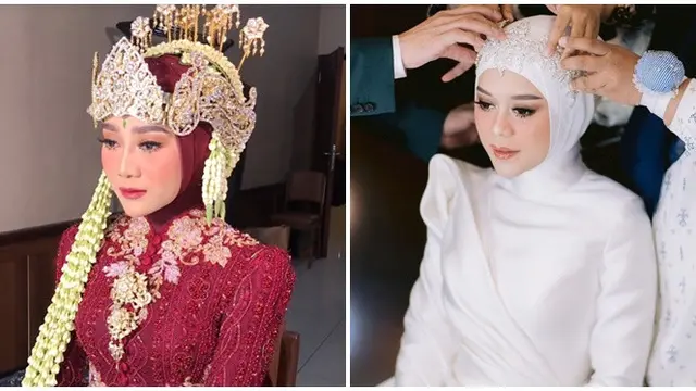 6 Potret Beda Penampilan Ira Dahlia dan Lesti Kejora dari Lamaran hingga Pernikahan