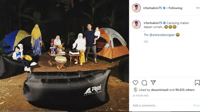 Irfan Hakim (Foto: Instagram/@irfanhakim75)