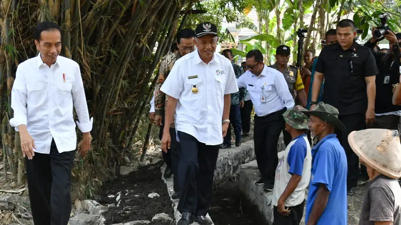 Jokowi Tinjau Pemanfaatan Dana Desa di Sleman