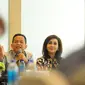 Ketua Komite Ekonomi dan Industri Nasional atau KEIN Soetrisno Bachir saat berdiskusi dengan media di Jakarta, Senin (27/5/2019). Diskusi tersebut membahas percepatan investasi dan ekspor untuk mendorong pertumbuhan yang berkualitas. (Liputan6.com/Angga Yuniar)
