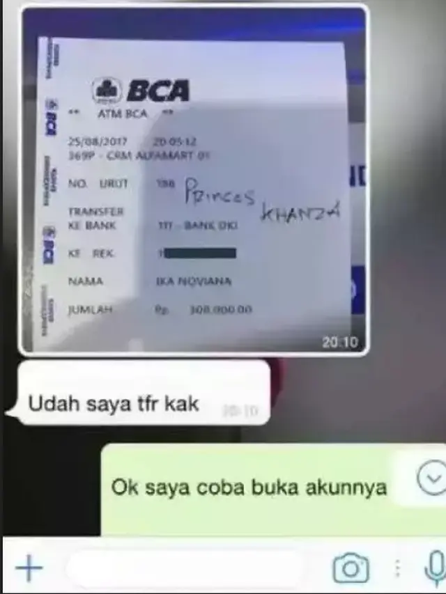 6 Potret Bukti Transfer Pakai Tulis Tangan Ini Bikin Tepuk Jidat, Gagal Menipu